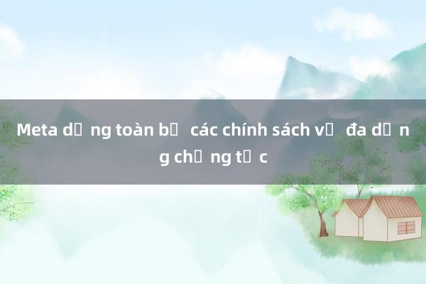 Meta dừng toàn bộ các chính sách về đa dạng chủng tộc